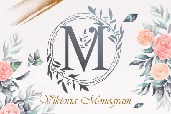 Viktoria Monogram Font