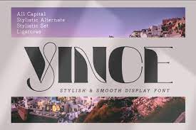 Vince Display Font