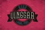 Vinegar Vintage Label Typeface