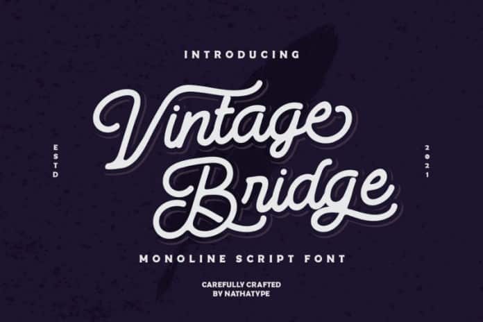 Vintage Bridge Font Vintage Bridge Font