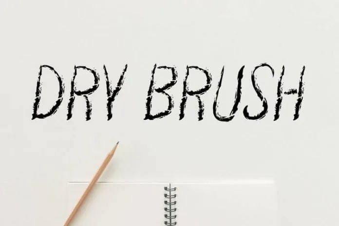 Vintage Dry Brush Script Font