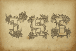 Vintage Floral Monogram Font
