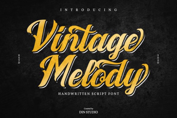 Vintage Melody Font