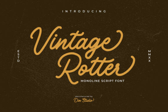 Vintage Rotter Font