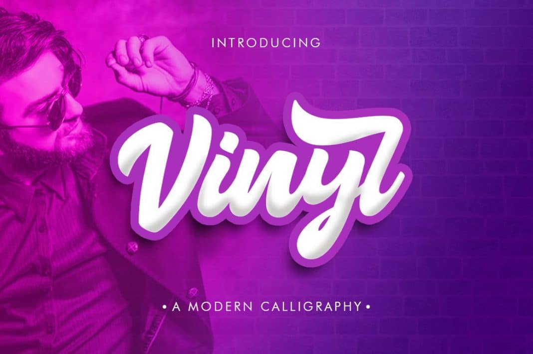 Vinyl Script Font