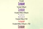 Violet Font