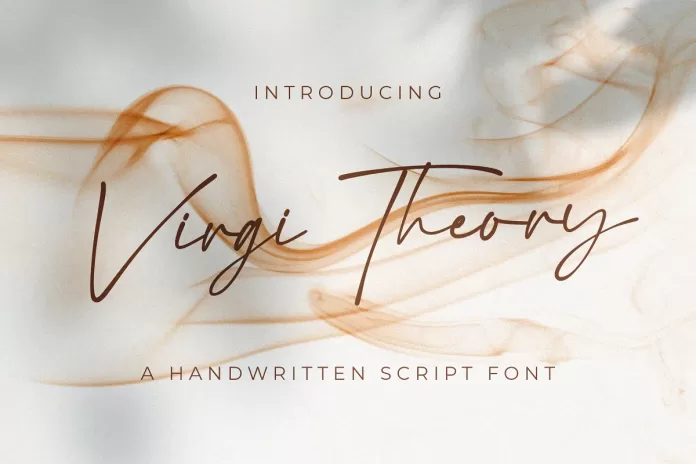 Virgi Theory - Handwritten Font