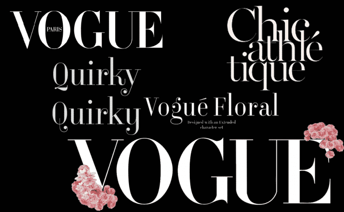 Vogue Paris Vogue Floral - Family 3 Styles Font