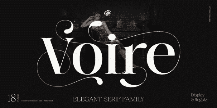 Voire Display Family 18 Styles Font