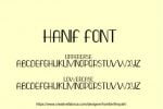 Hanif Font