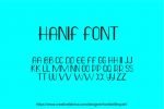 Hanif Font