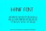 Hanif Font