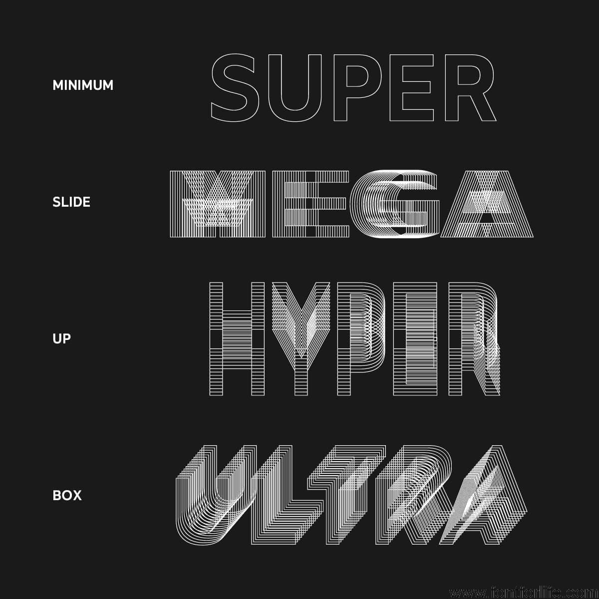 WHOA Font Family