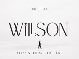 WILLSON - Clean Serif Font