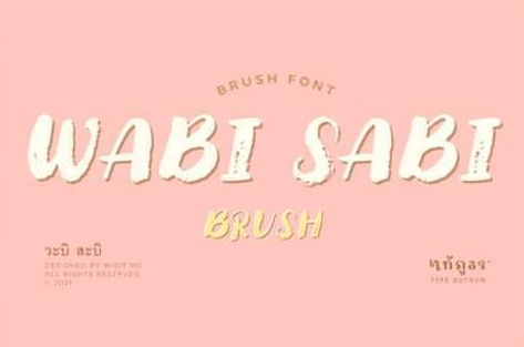 Wabi Sabi Font