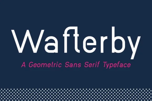 Wafterby Family Font