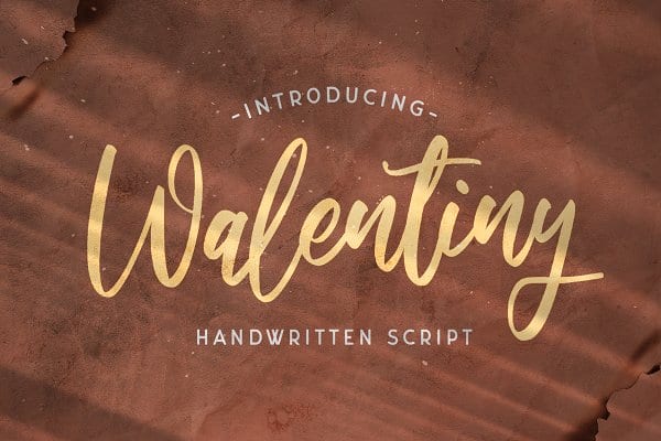 Walentiny - Handwritten Font