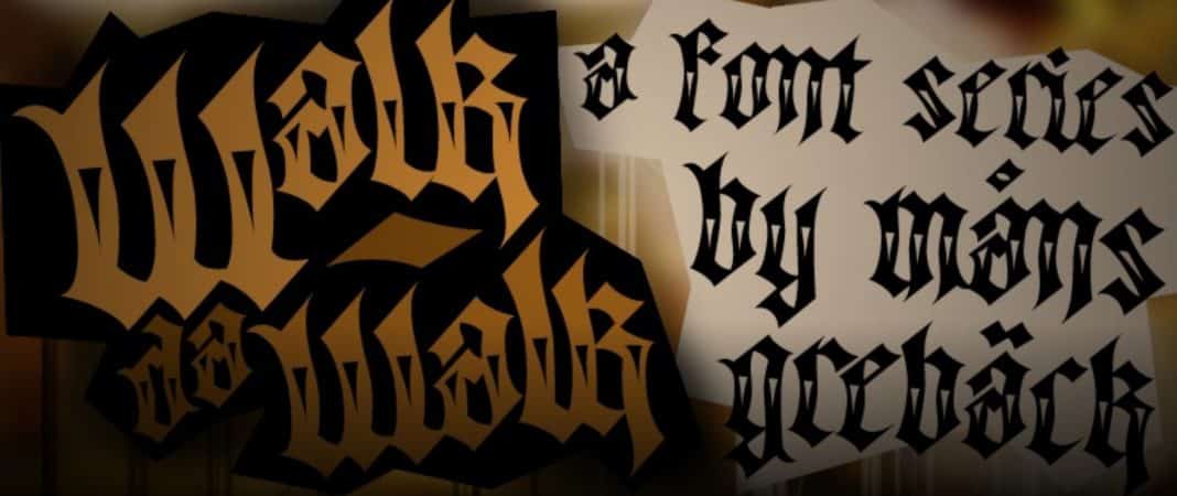 Walk Da Walk Family 3 Styles Font