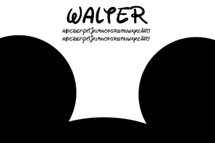 Walter font