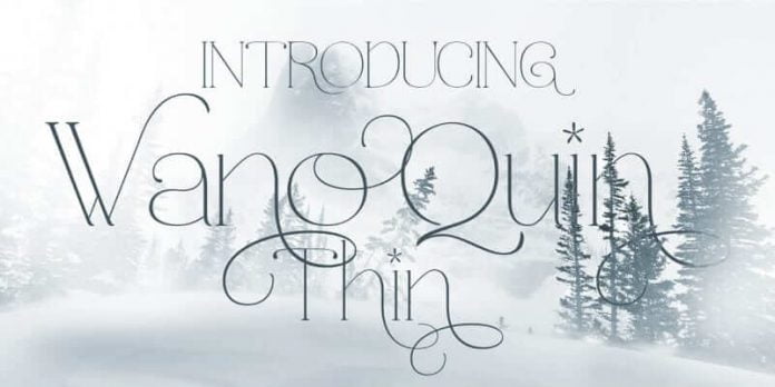 Wano Quin - Elegant Flourished Serif Font