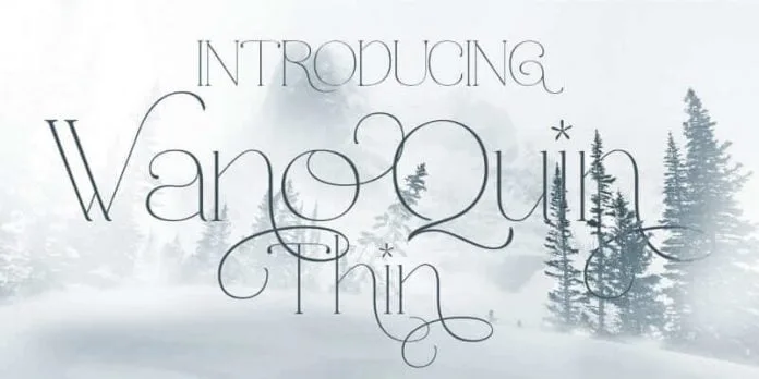 Wano Quin - Elegant Flourished Serif Font