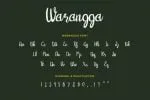 Warangga Font