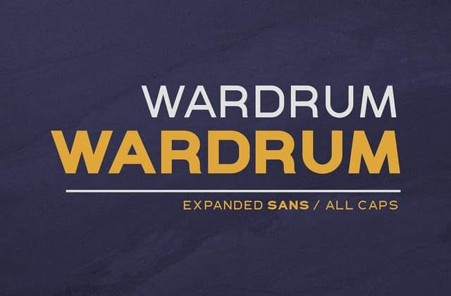 WARDRUM Font