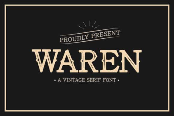 Waren Font