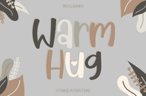 Warm Hug Font