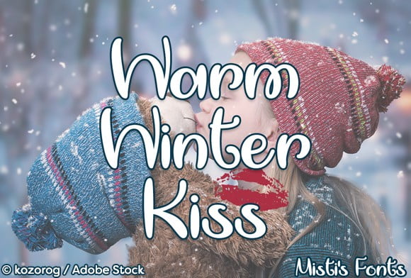 Warm Winter Kiss Font