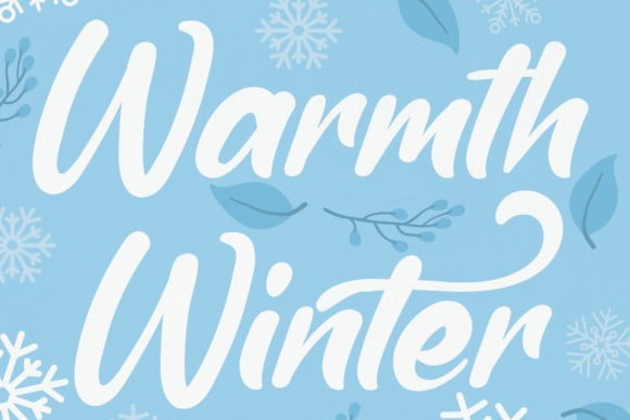 Warmth Winter Font
