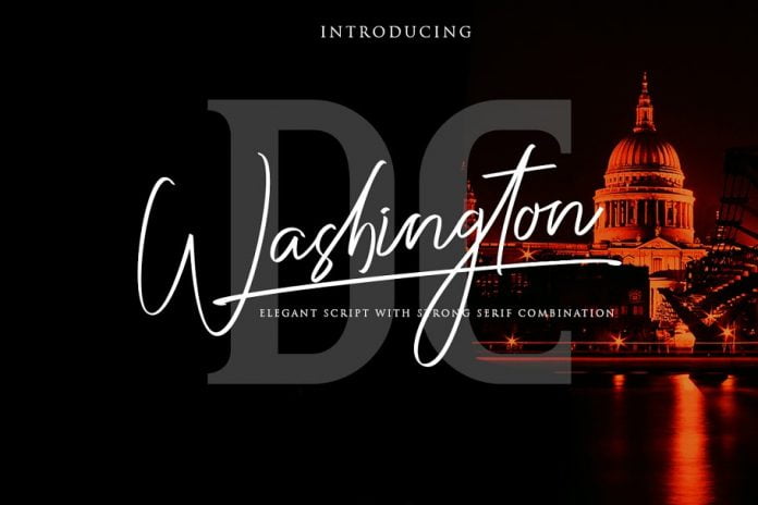 Washington DC Elegant Font Duo