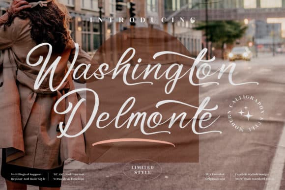 Washington Delmonte Font Washington Delmonte Font