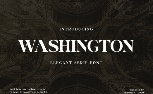 Washington Display Serif Font