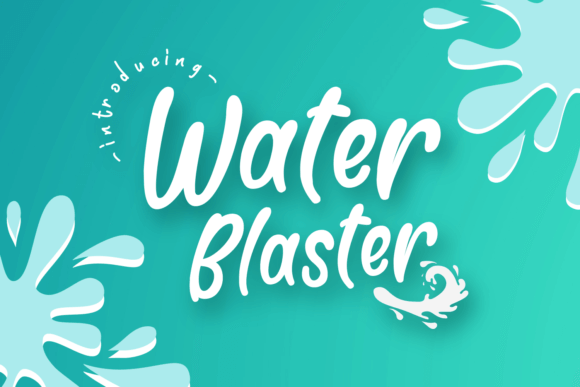 Water Blaster Font