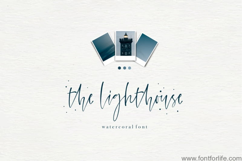 Watercoral Natural Script Font