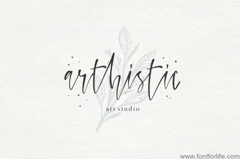 Watercoral Natural Script Font