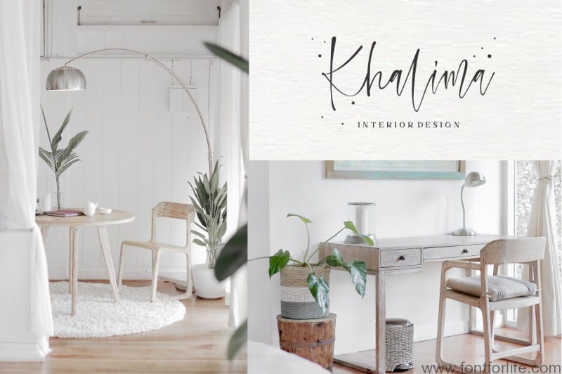 Watercoral Natural Script Font