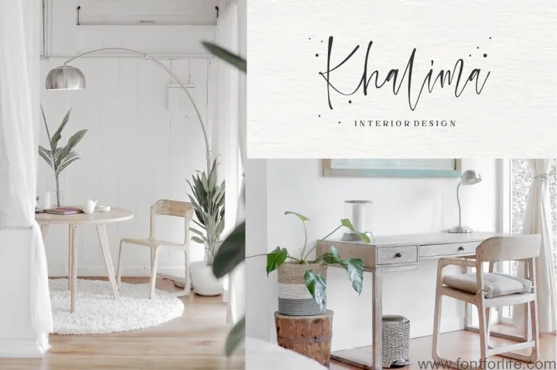 Watercoral Natural Script Font
