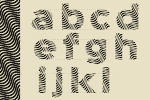 Waves Pattern Font