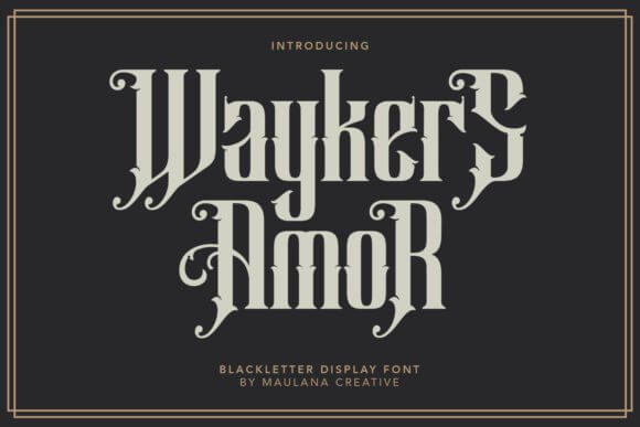Waykers Amor Font