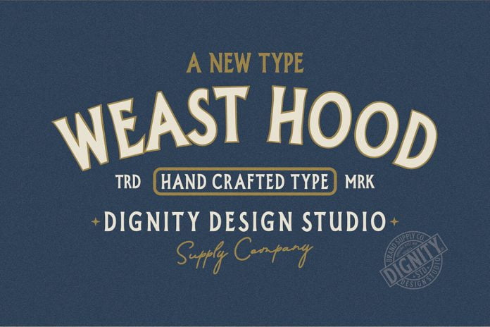 Weast Hood - Handcrafted Typeface