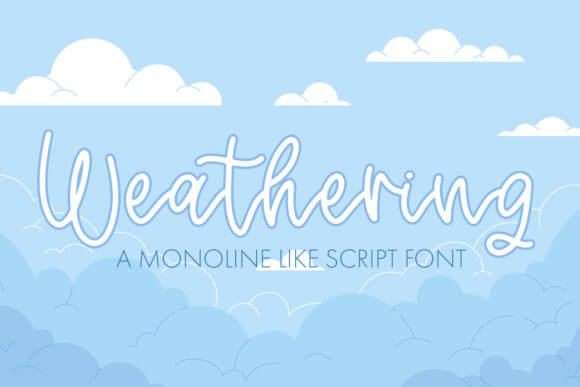 Weathering Font