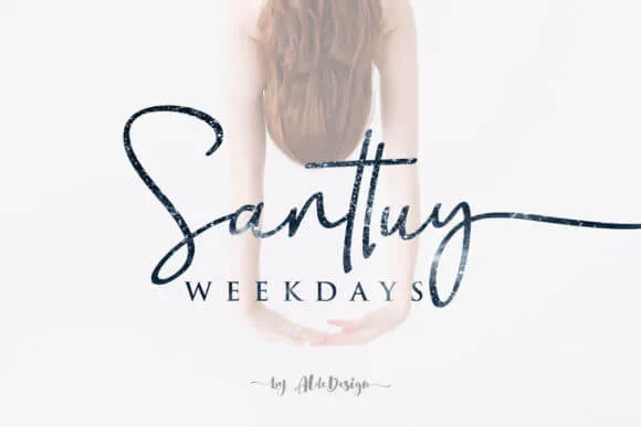 Weekdays Santtuy Font