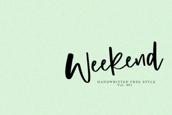 Weekend Font