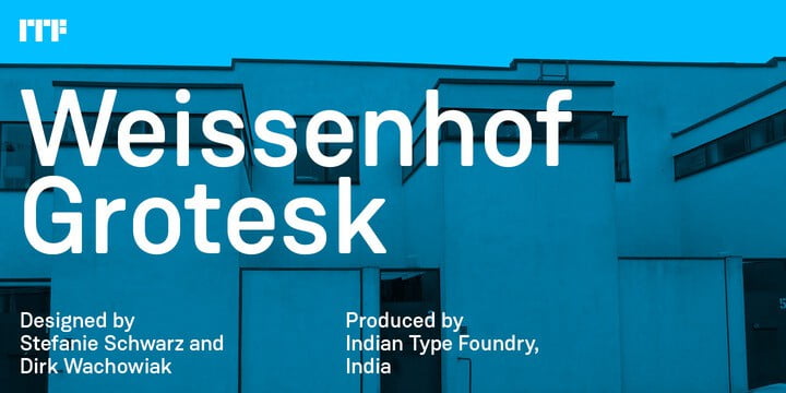 Weissenhof Grotesk Font