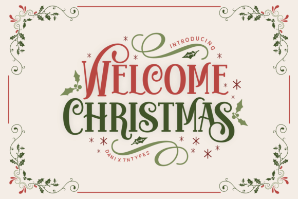 Welcome Christmas Font