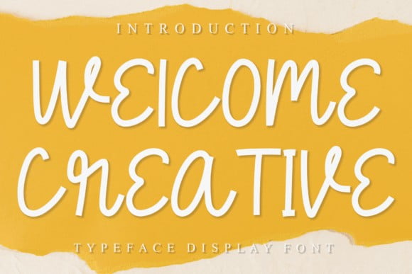 Welcome Creative Font