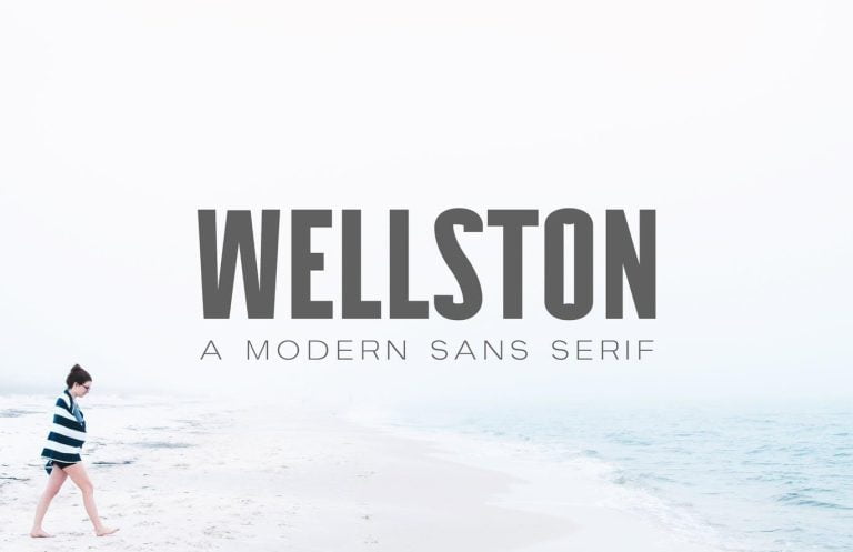 Wellston Modern Sans Serif Font Free Download