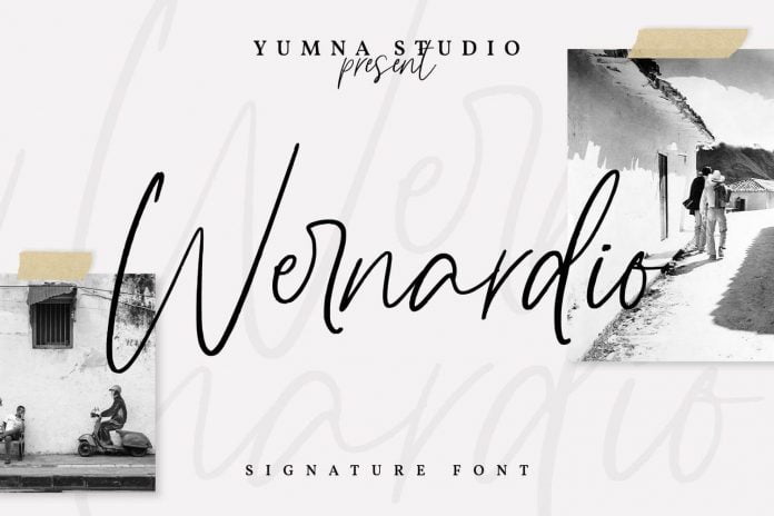 Wernardio - Handwritten Font